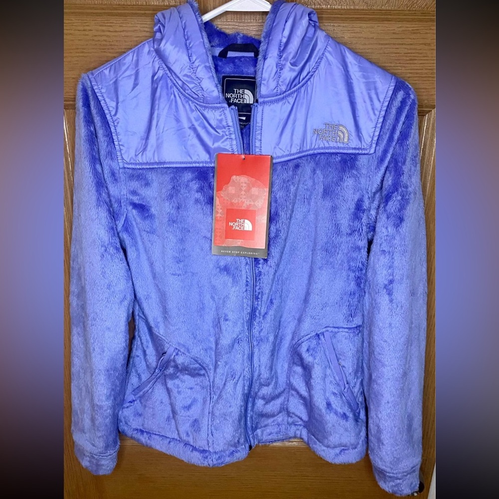 The North Face fuzzy Osito hooded jacket (S) new